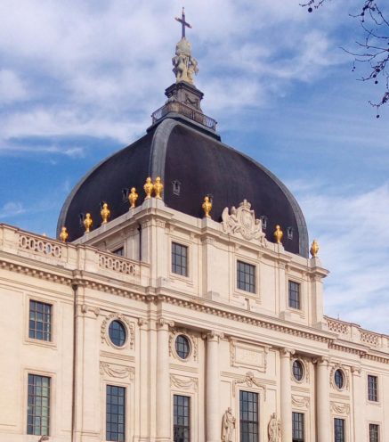 Dôme de l'Hôtel Dieu à Lyon