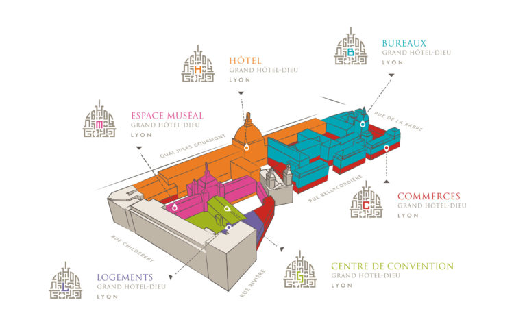 Plan de l'hôtel dieu