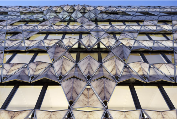 Le bâtiment Origami à Paris