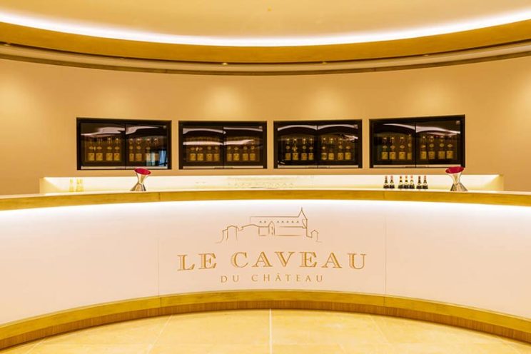 la boutique dégustation du Caveau du Château Guigal par la Maison Rouveure Marquez