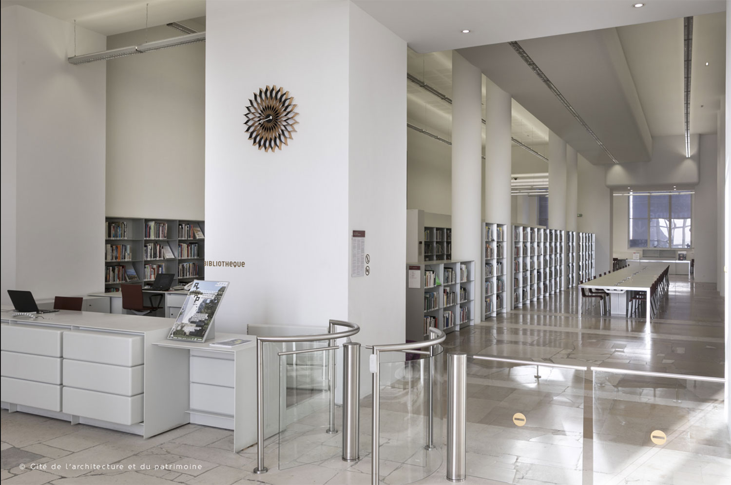 Bibliothèque de la cité de l'architecture de paris