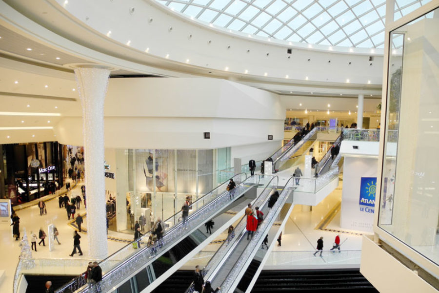 Fibrous plaster and Mono acoustic in shopping arcades