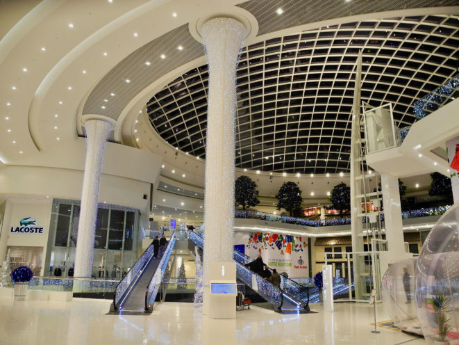 Project know-how fibrous plaster and ceilings - Shopping center