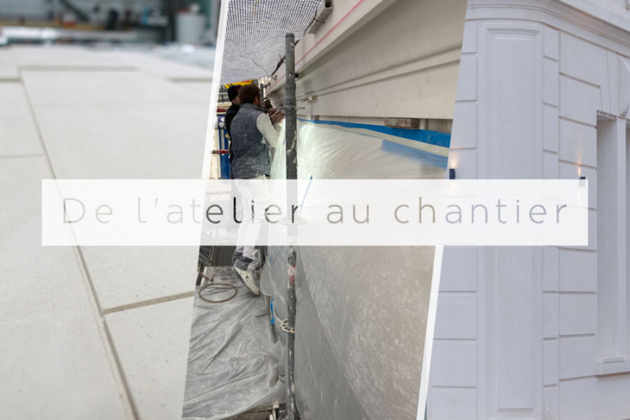 De l’atelier au chantier : la façade de la pâtisserie Iafrati