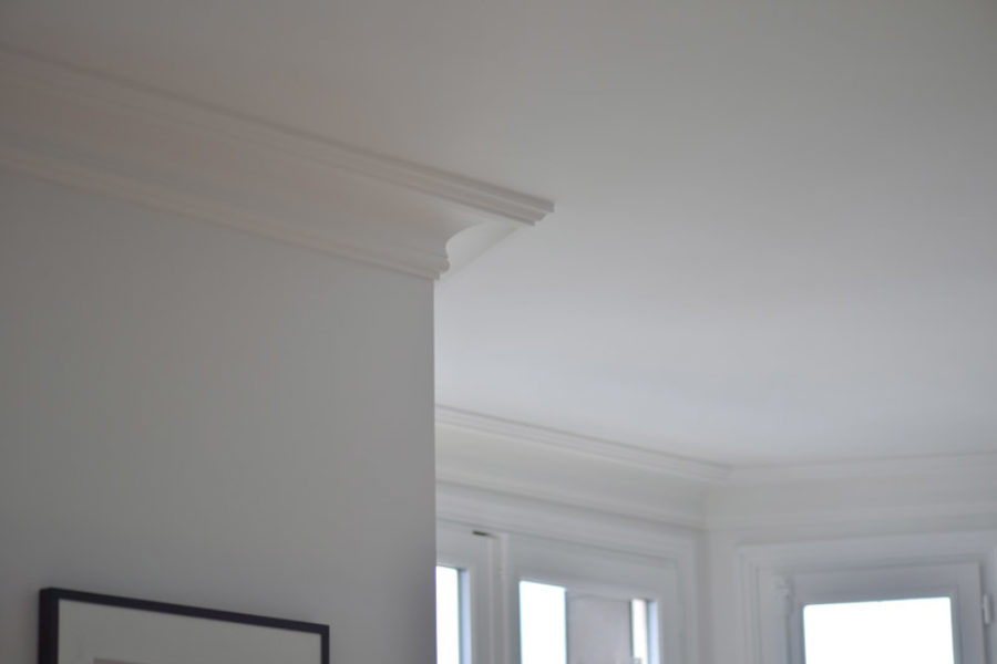 Production, reproduction and restoration of fibrous plaster cornices