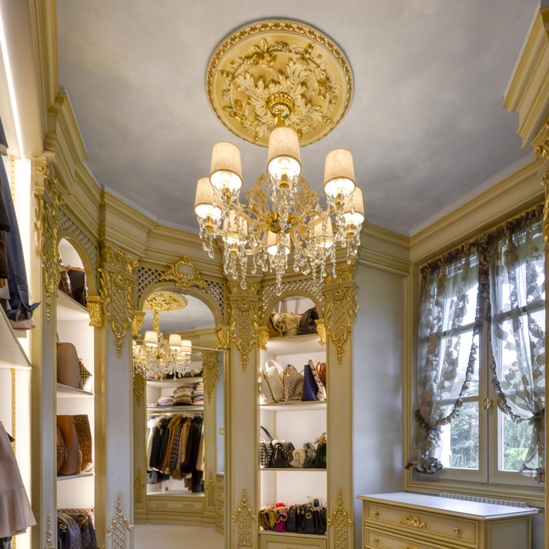 Rosace Plafond Classique Louis XIV - 83 Cm En Staff (plâtre Armé) - Blanche, Faite Main En France