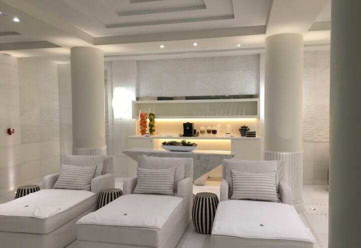 Fibrous plaster in interior design for spas
