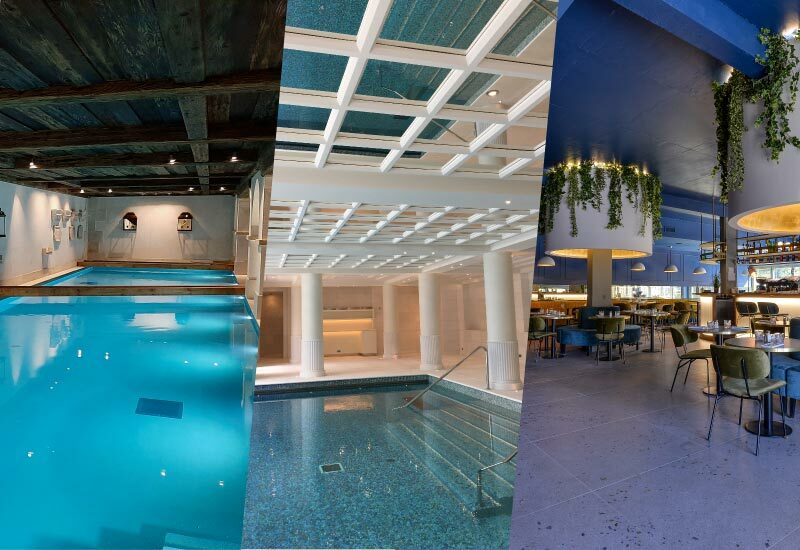 Three glimpses of projects for the hospitality sector