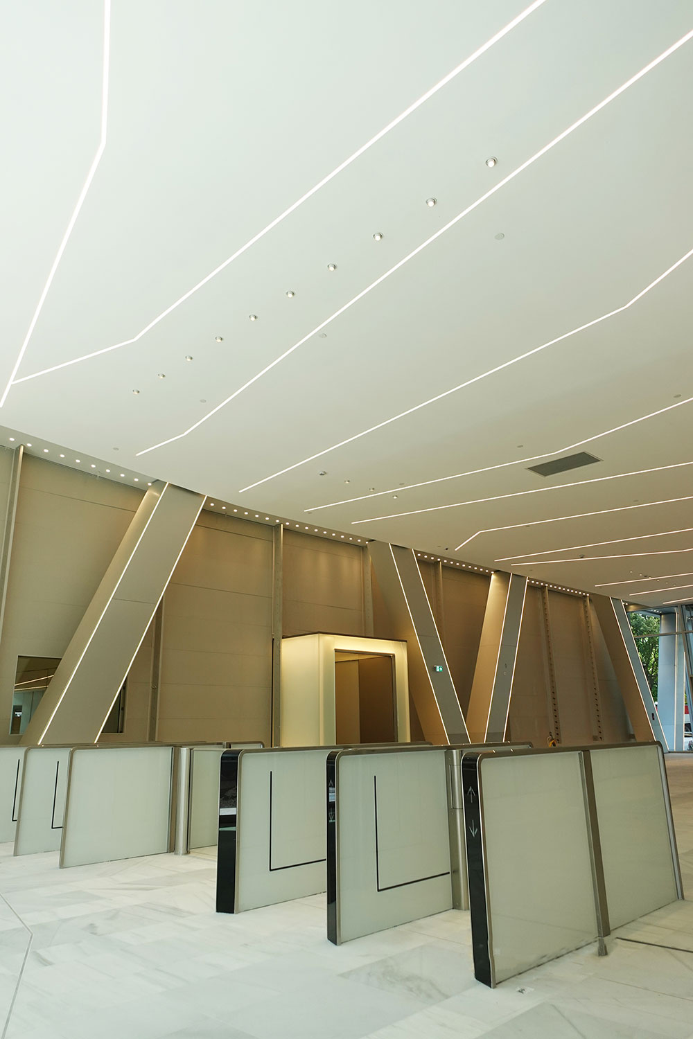 Accueil des bureaux silex 2, nouvelle tour gratte ciel de part dieu