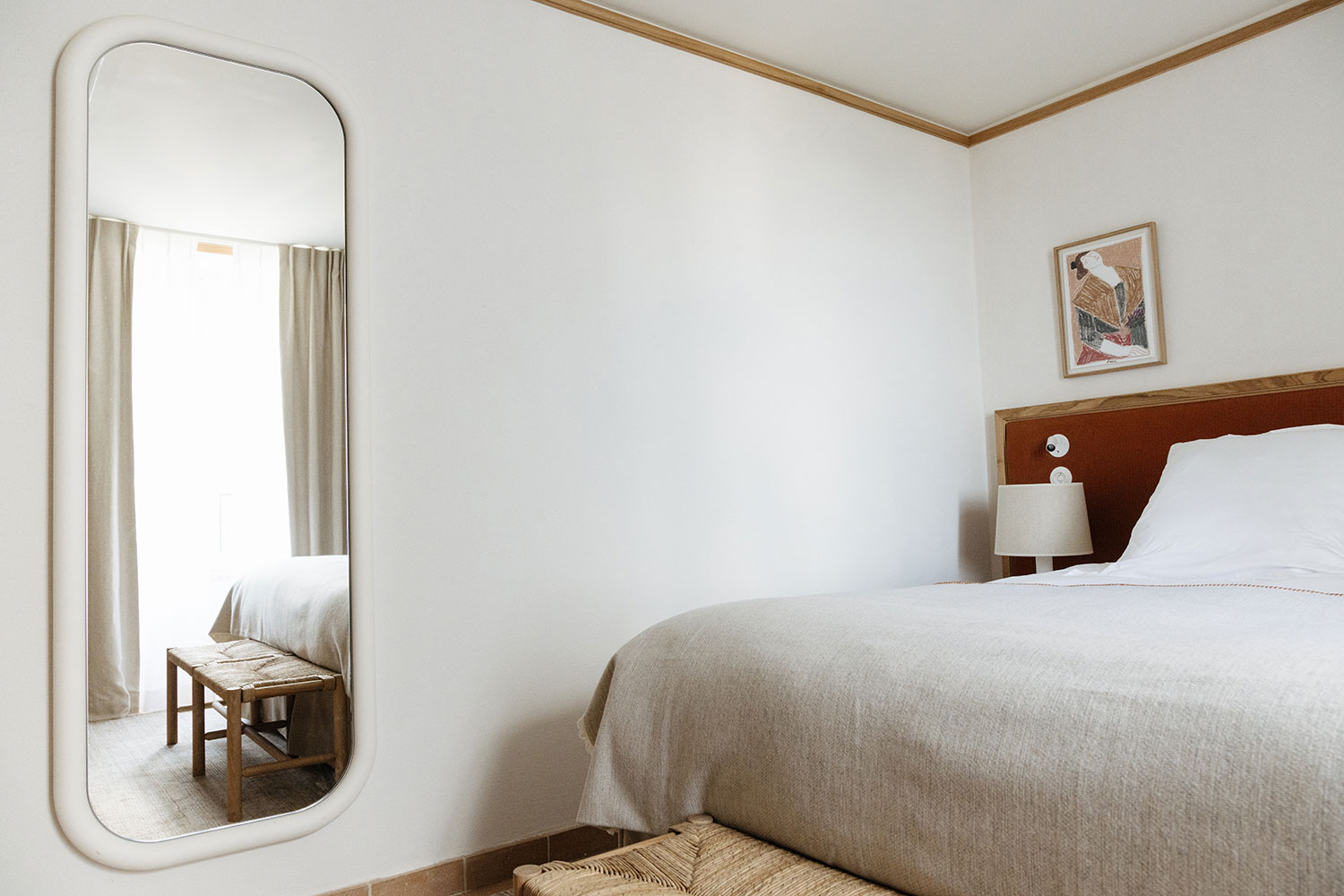 Création en staff pour la décoration intérieur de l'hôtel Capelongue à Bonnieux