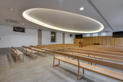 Pôle funéraire public – Ceremony room (France)